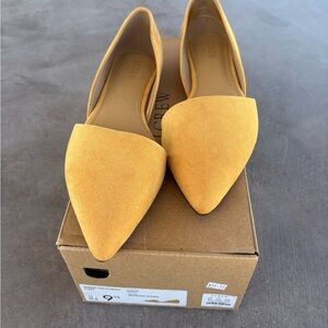 J. Crew Women's Yellow d’Orsay Flats
